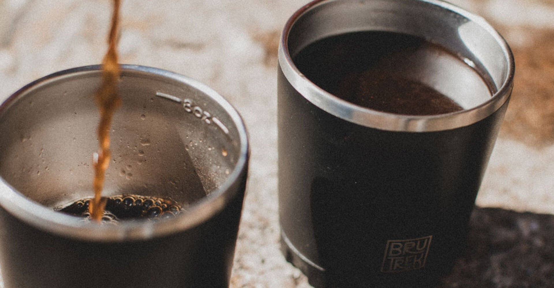 BruTrek dvigubos sienelės  stovyklos kavos puodelis 250ml