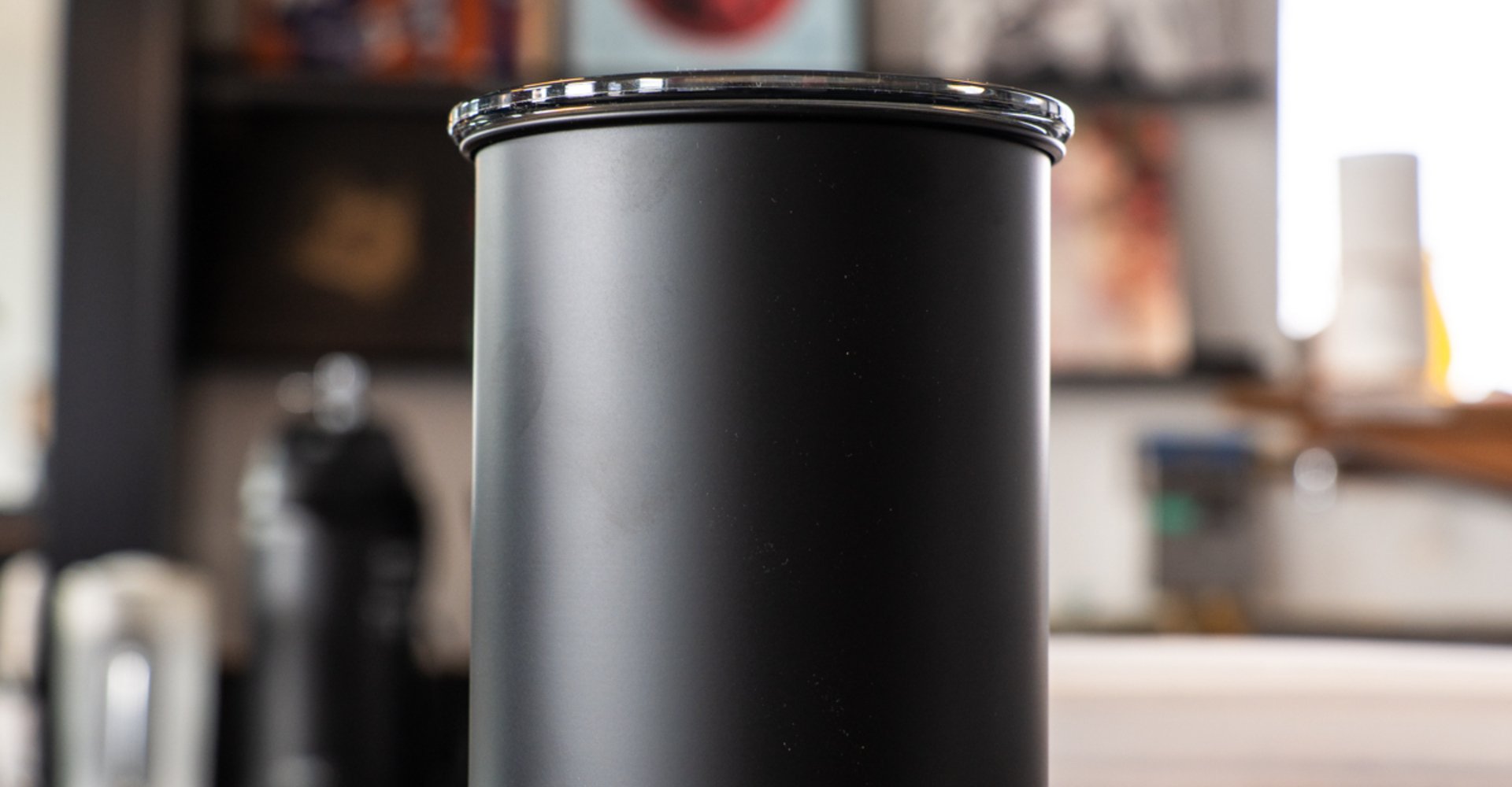 Airscape nerūdijančio plieno indas 500g juodas matinis