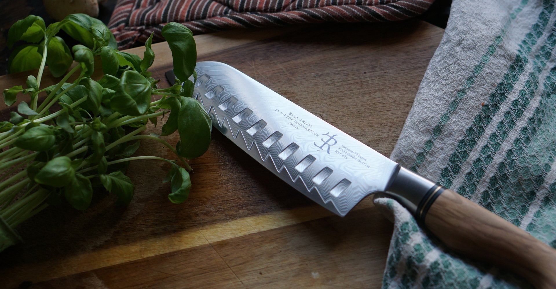 Ryda knives ST650 Santoku peilis