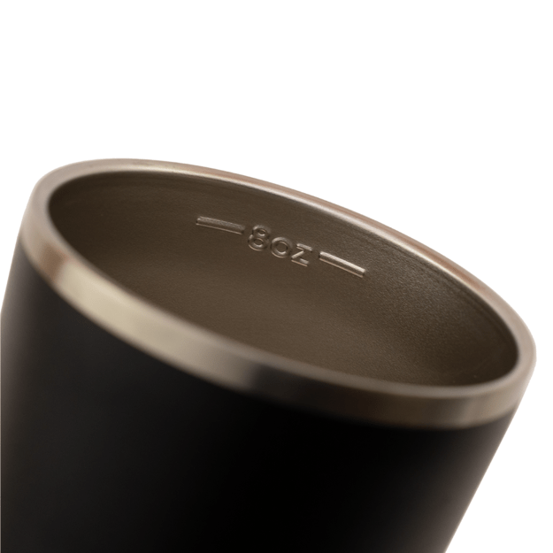 BruTrek dvigubos sienelės izoliuoti stovyklos kavos puodelis 240ml juodas 3