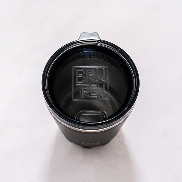BruTrek dvigubos sienelės izoliuoti stovyklos kavos puodelis 240ml juodas 2