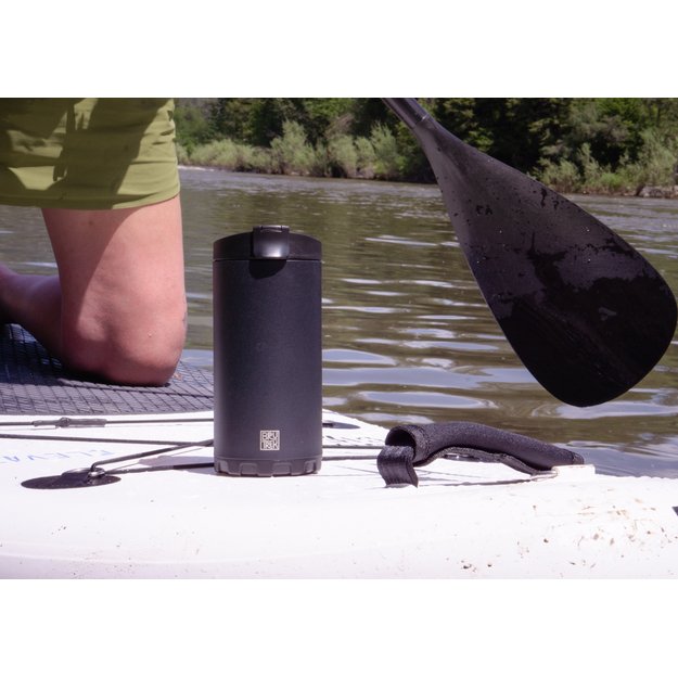 BruTrek kavos plieninis  kelioninis rankinis presas 3.0  600ml juodas 3