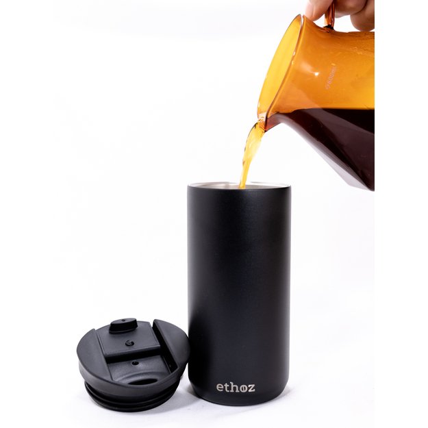 Ethoz Minimalistinis puodelis 355ml juodas matinis 7